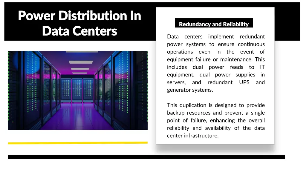 power distribution in power distribution in data 3