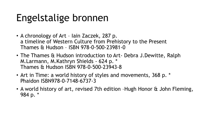 engelstalige bronnen
