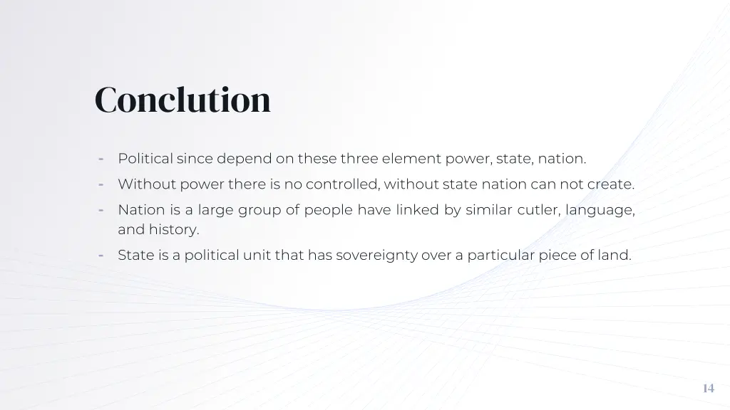 conclution