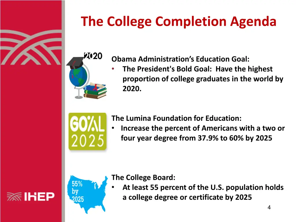 the college completion agenda