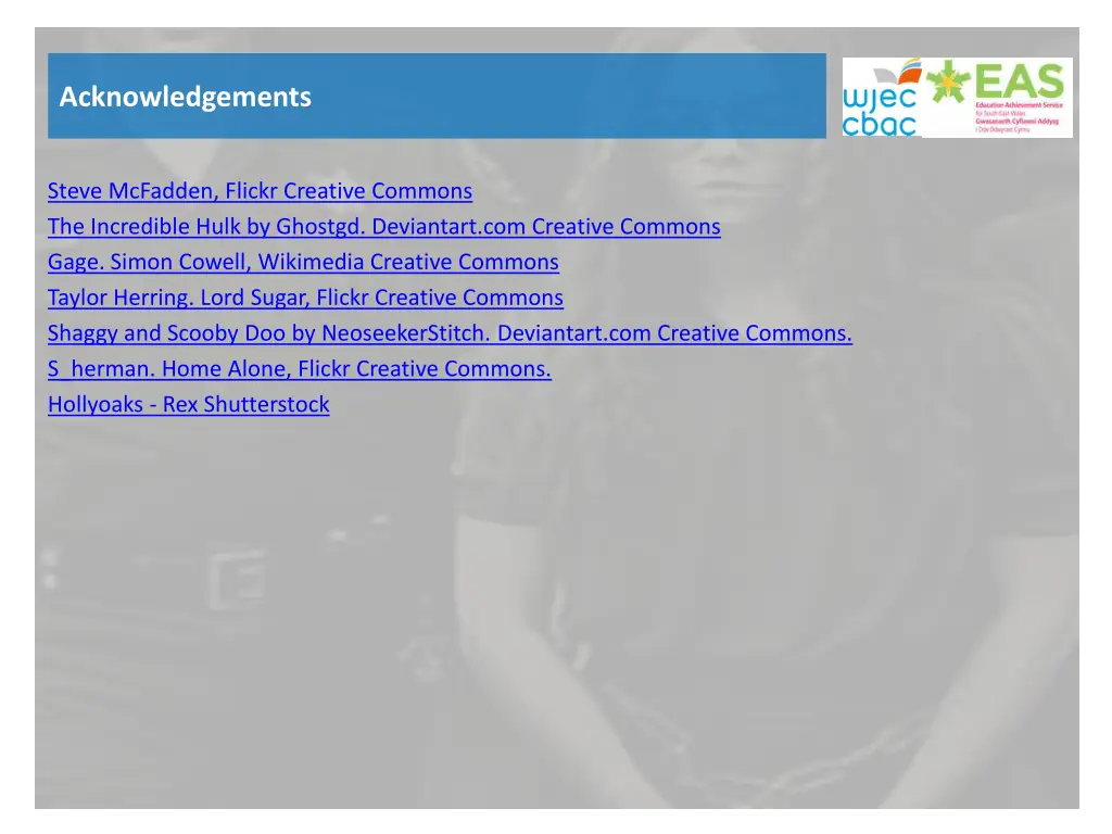 acknowledgements