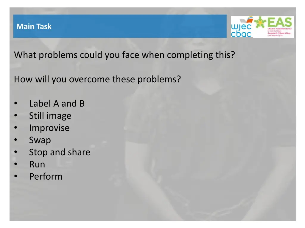 main task
