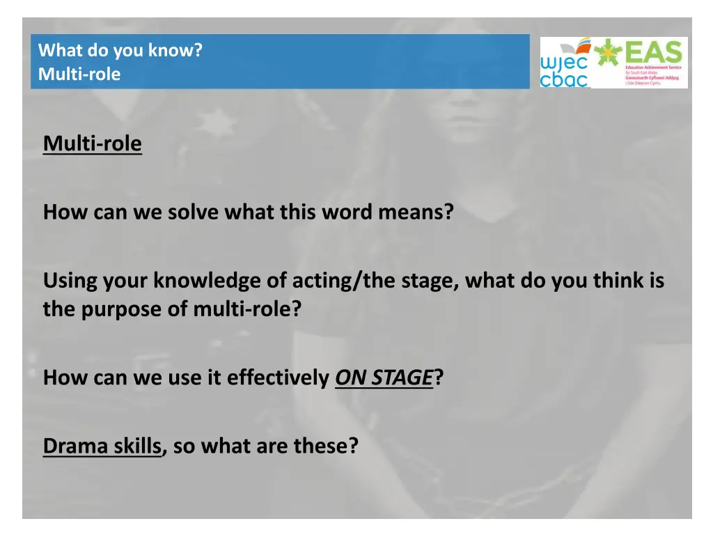 what do you know multi role