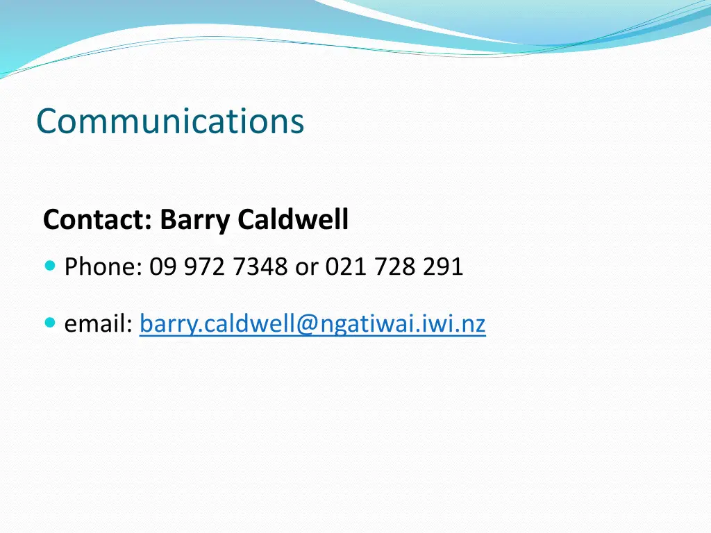 communications