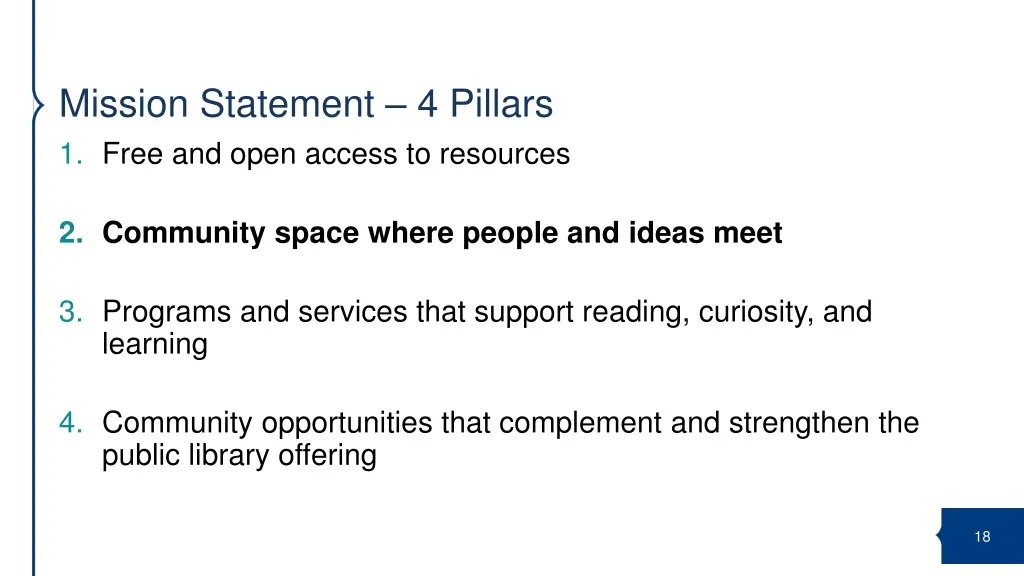 mission statement 4 pillars 1 free and open 1