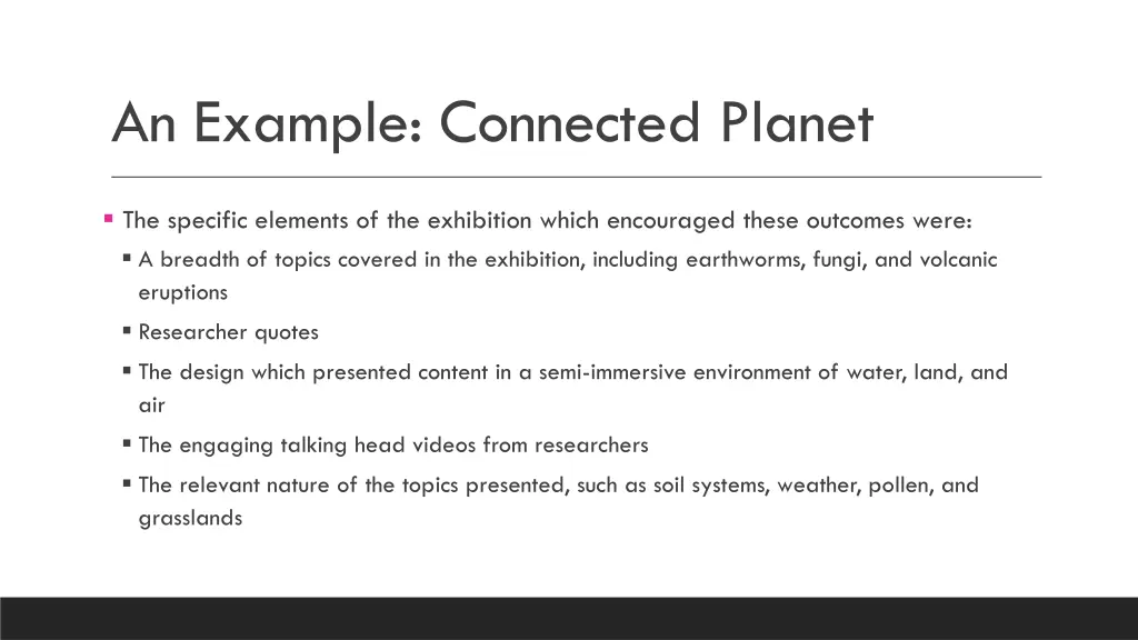 an example connected planet 5