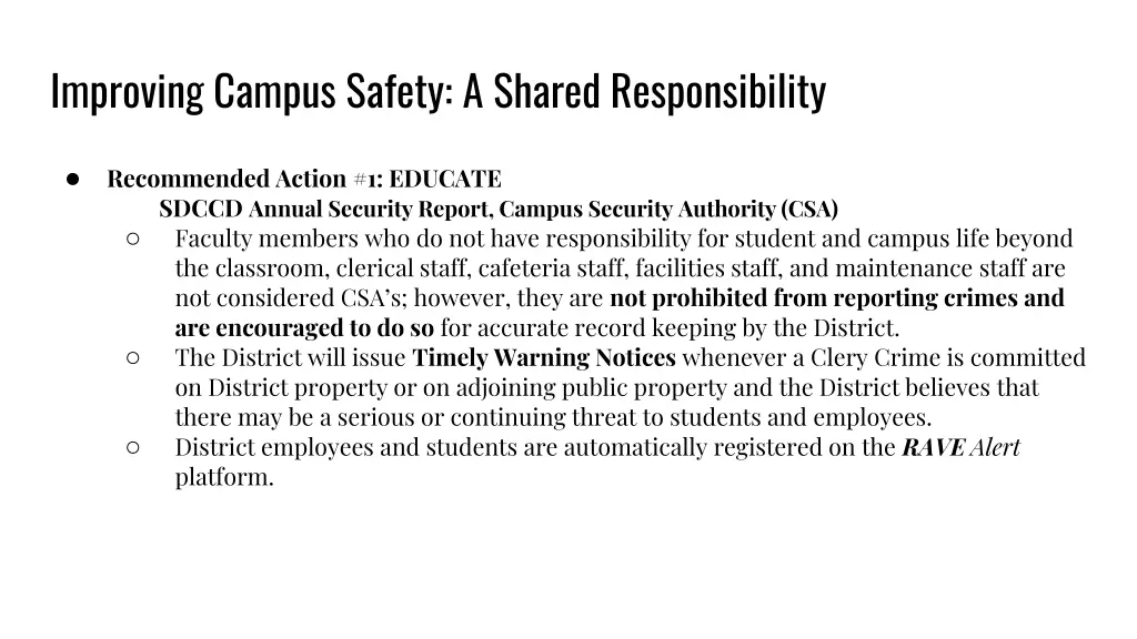 improving campus safety a shared responsibility 3