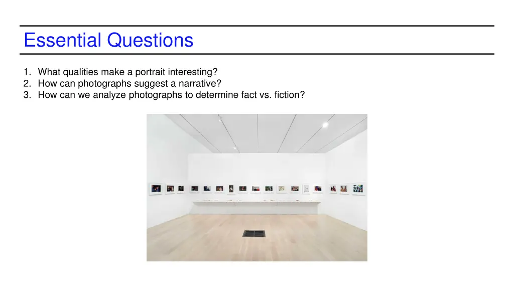 essential questions