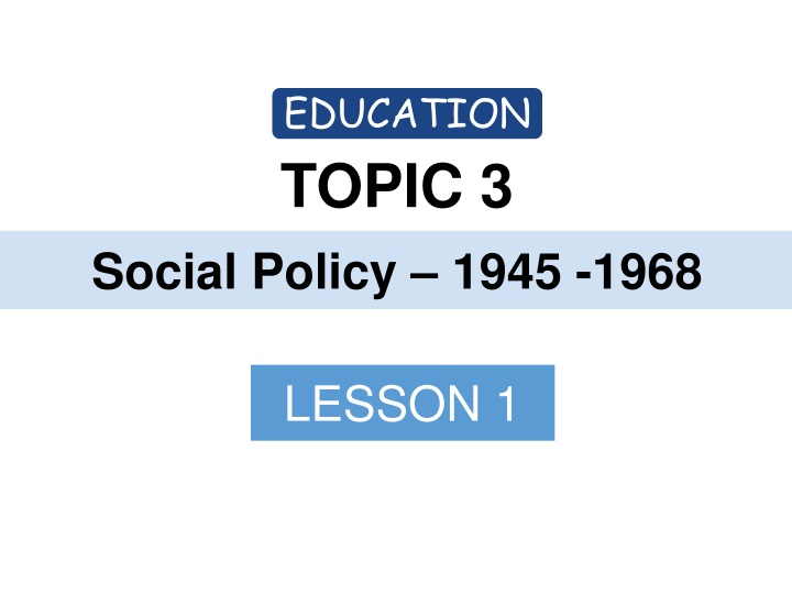 education