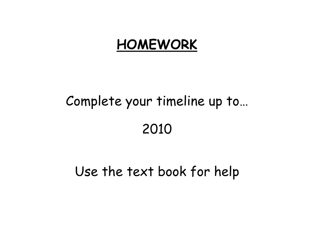 homework