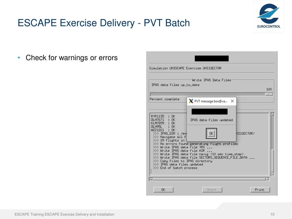 escape exercise delivery pvt batch 2