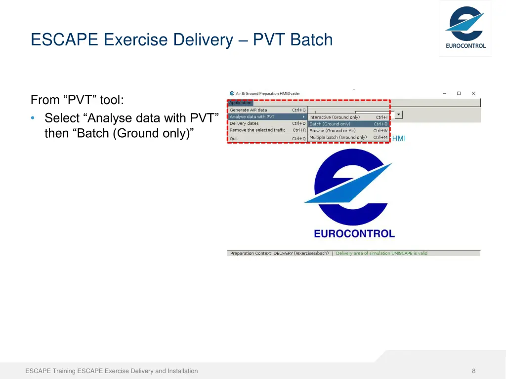 escape exercise delivery pvt batch