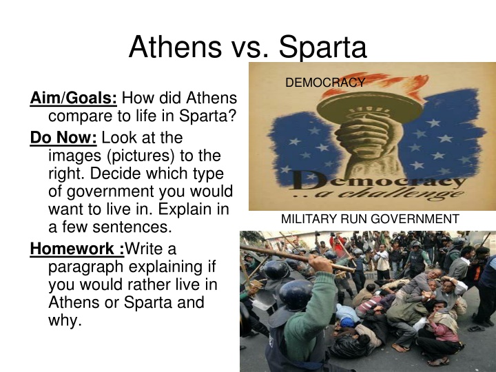 athens vs sparta