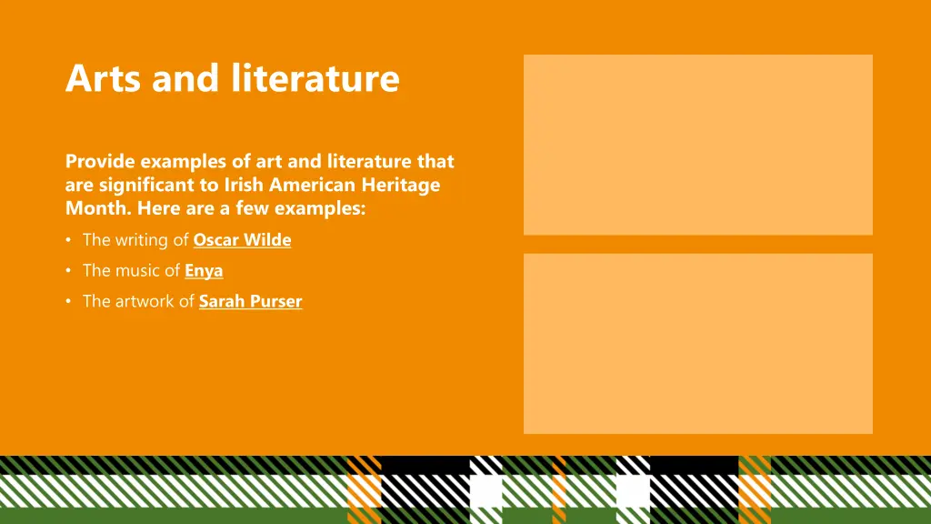 arts and literature
