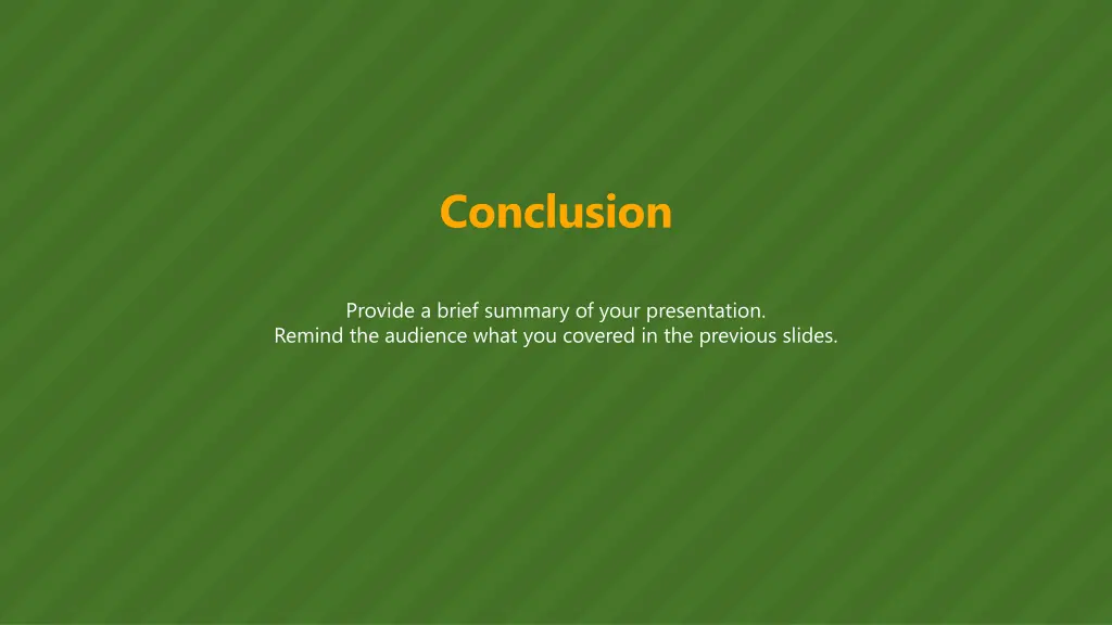 conclusion