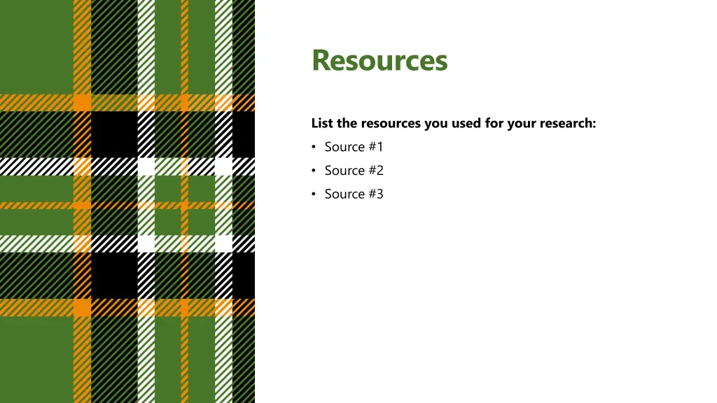 resources
