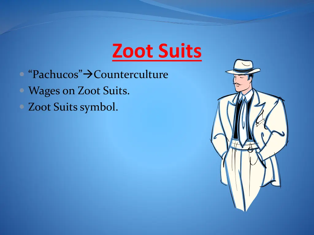 zoot suits