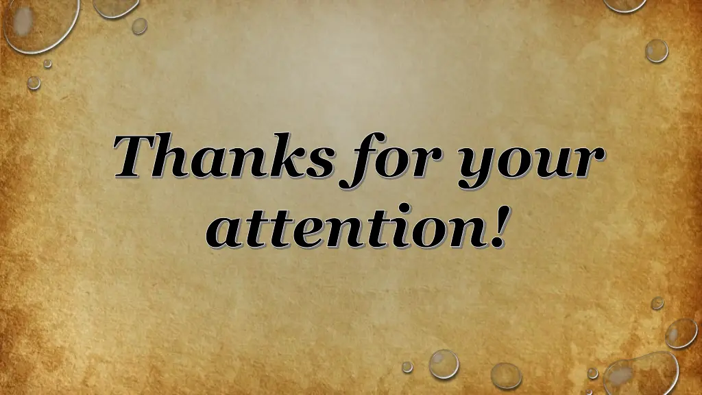 thanks for your attention