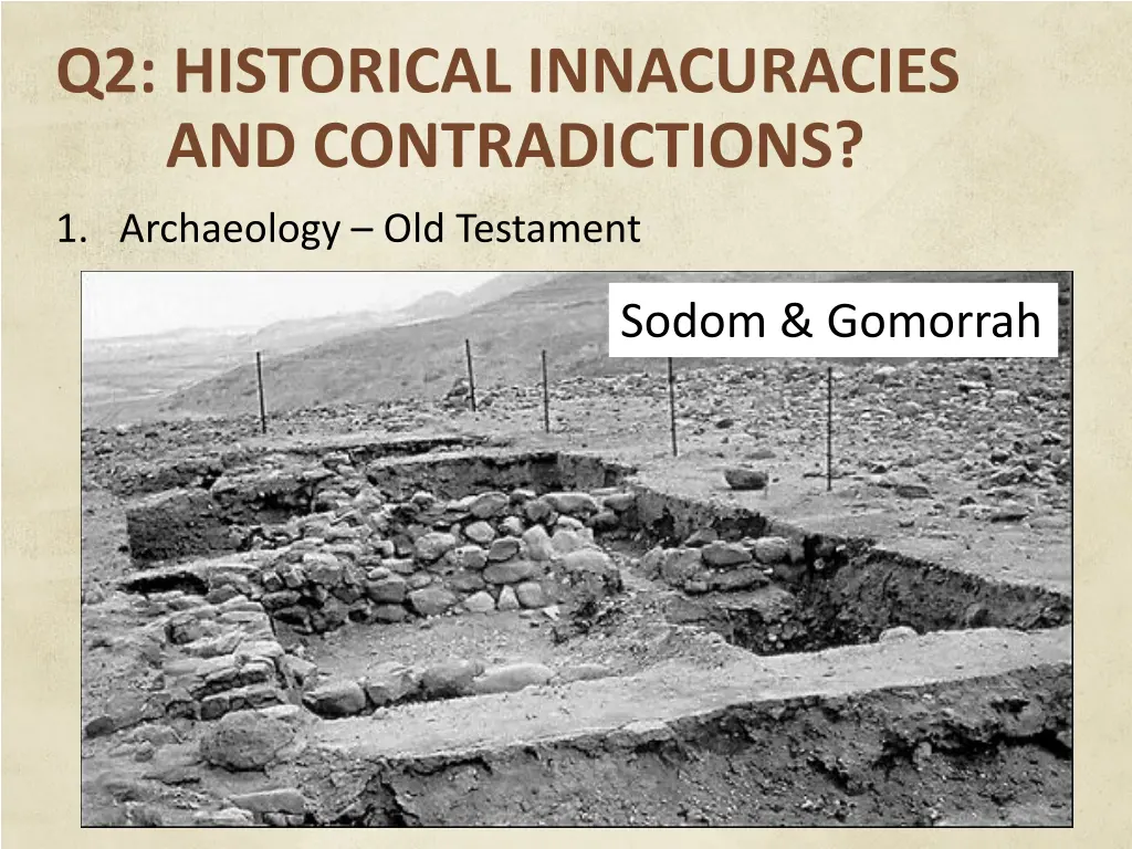 q2 historical innacuracies and contradictions 2