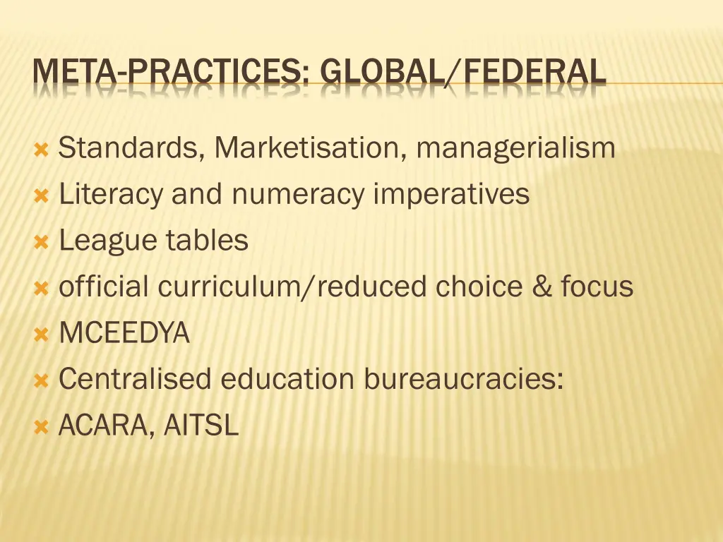 meta practices global federal