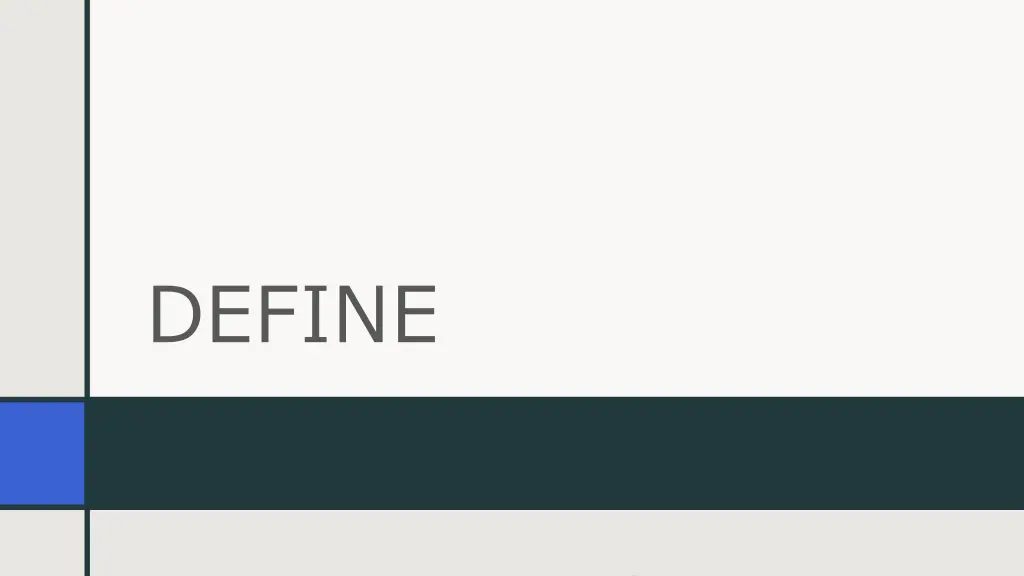 define