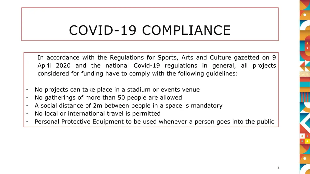 covid 19 compliance