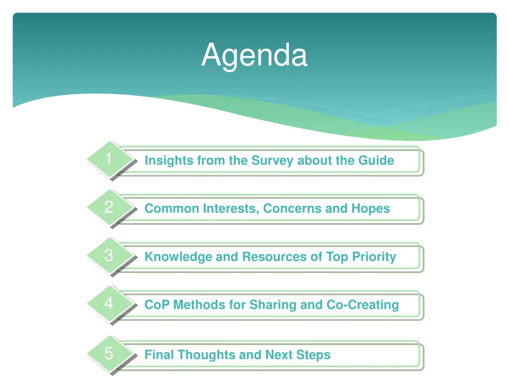 agenda