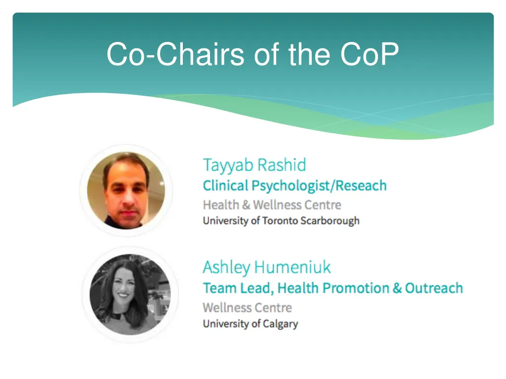 co chairs of the cop