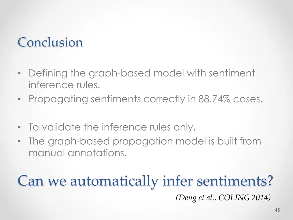 conclusion
