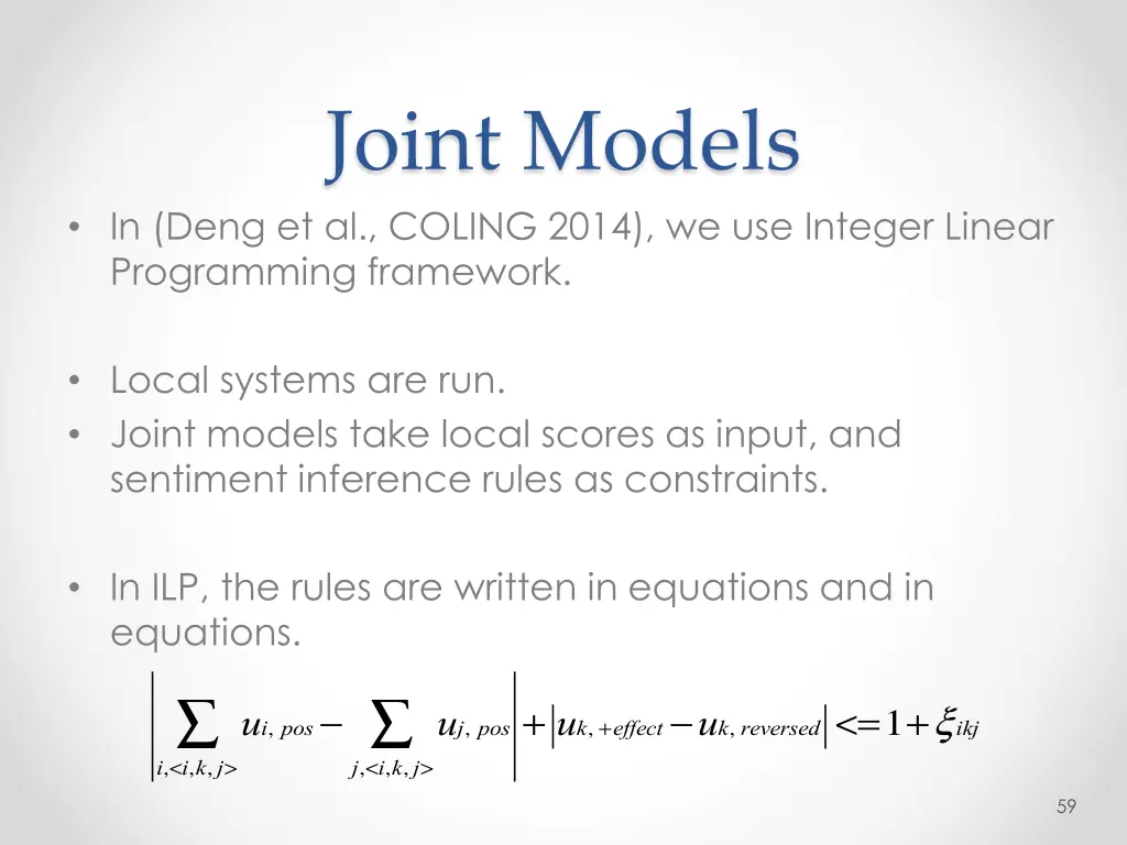 joint models