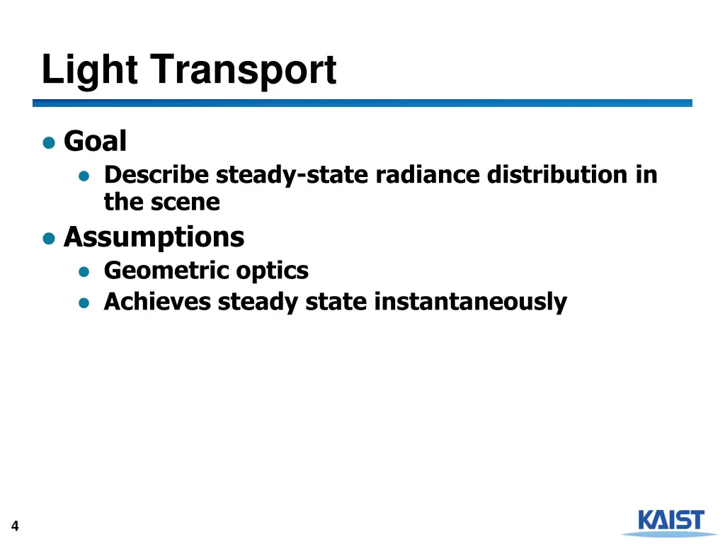 light transport