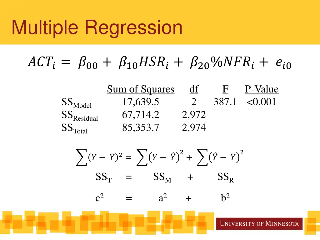 multiple regression