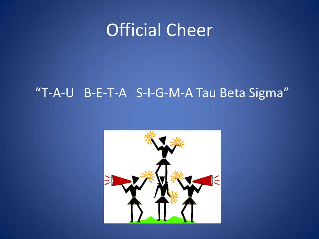 official cheer