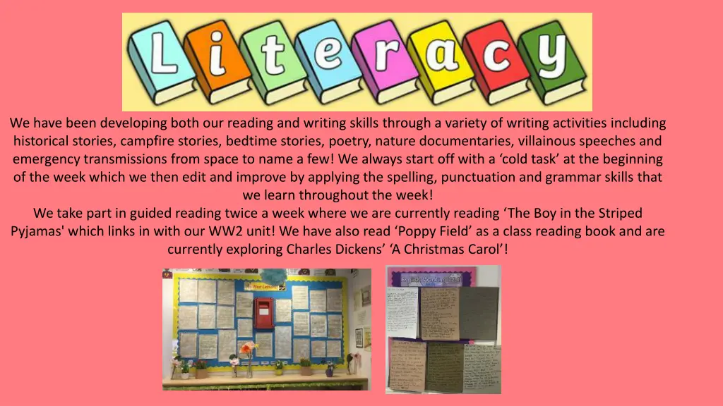 we have been developing both our reading