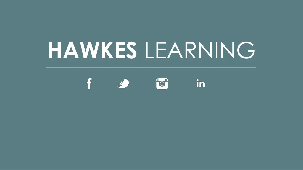 hawkes learning 1
