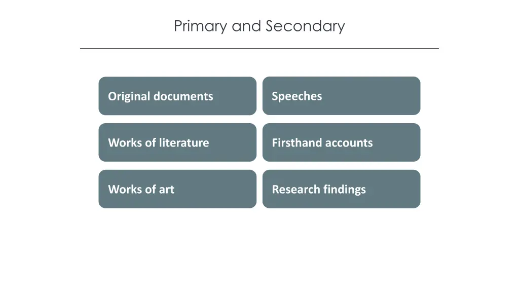 primary and secondary 1