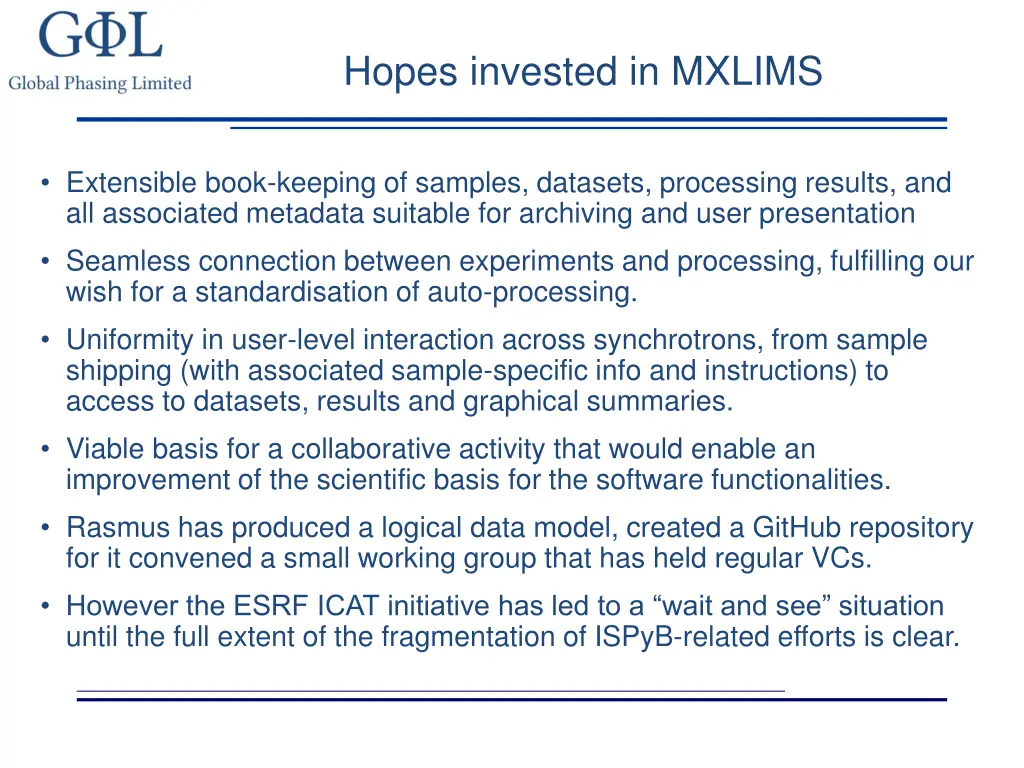 hopes invested in mxlims