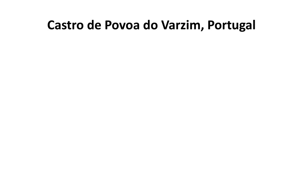 castro de povoa do varzim portugal