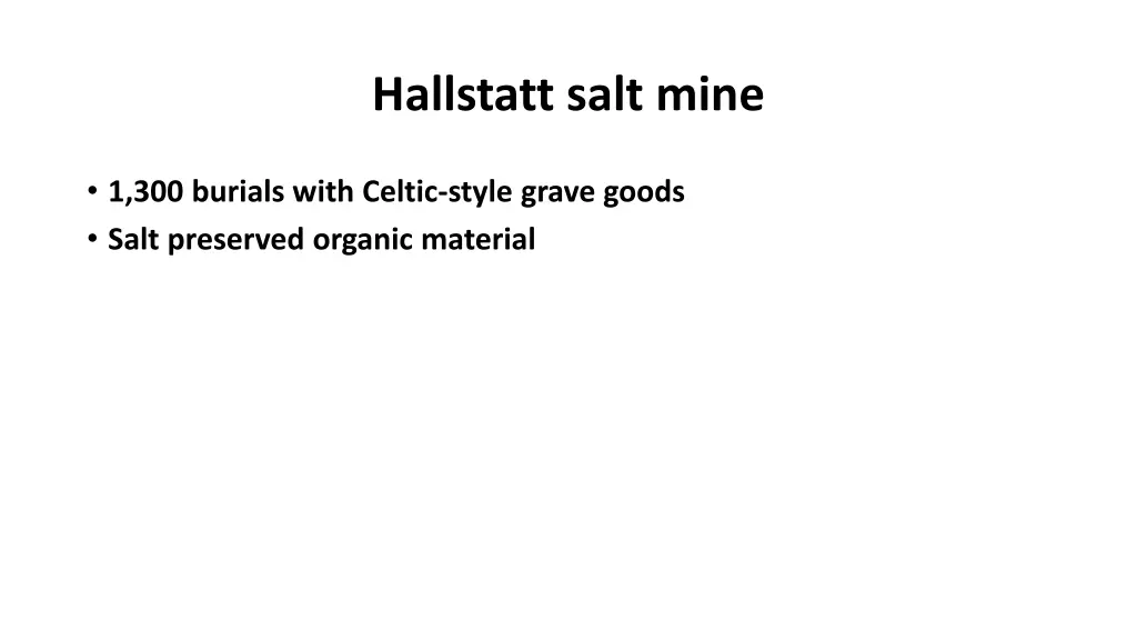 hallstatt salt mine