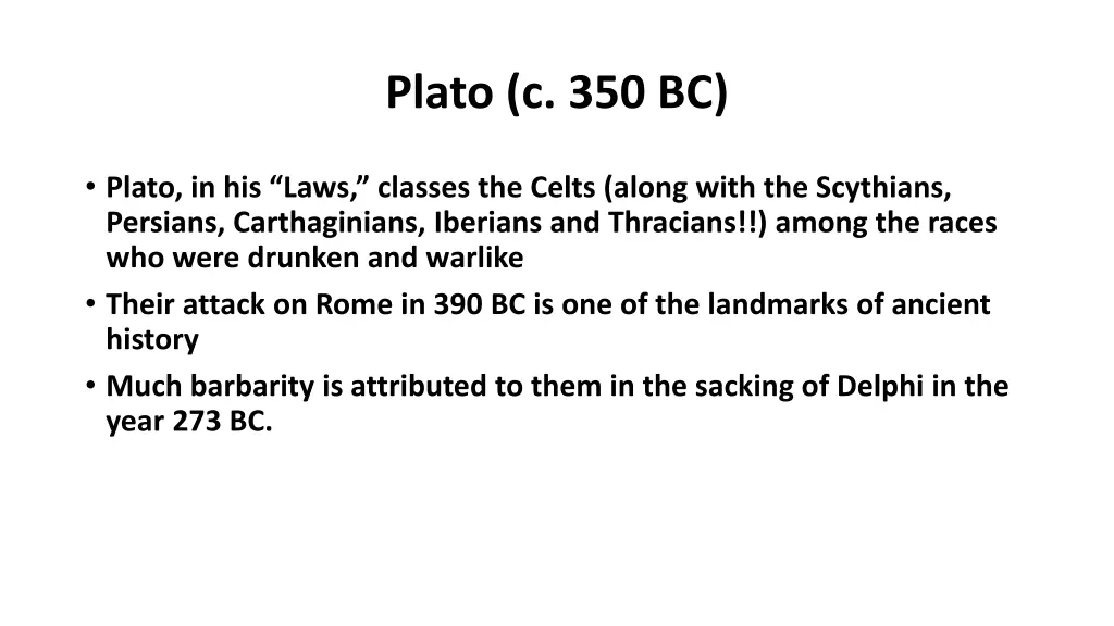 plato c 350 bc