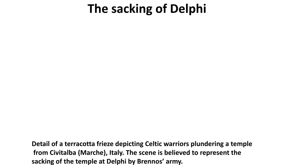 the sacking of delphi
