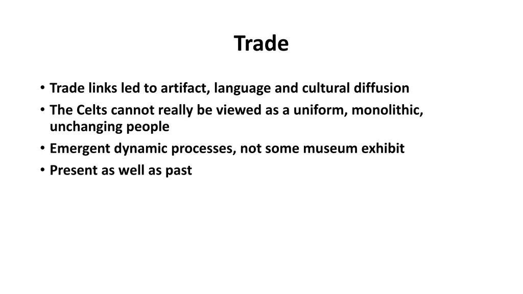 trade