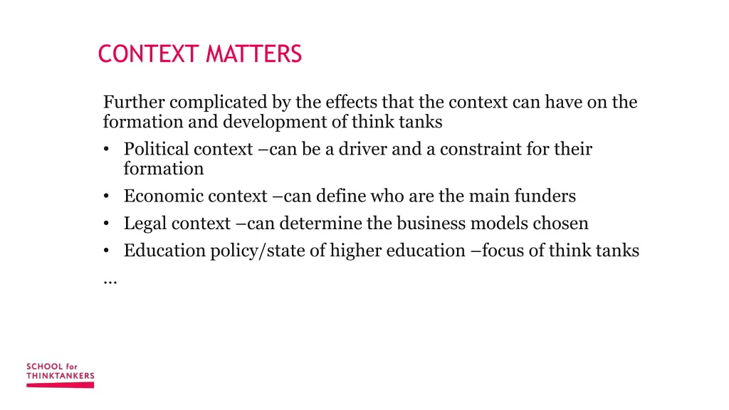 context matters