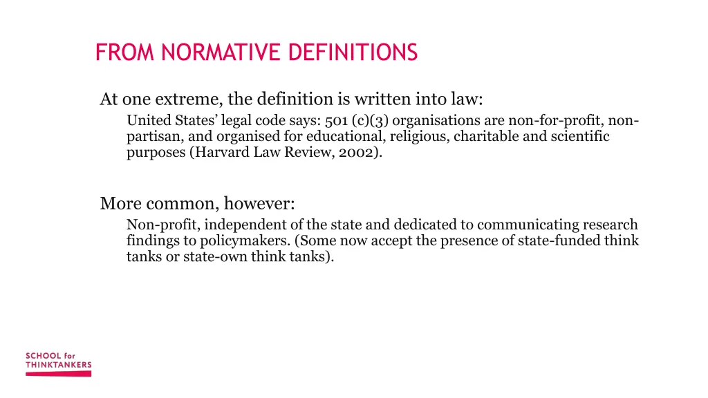 from normative definitions