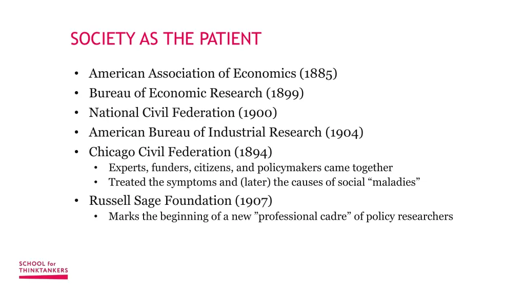 society as the patient