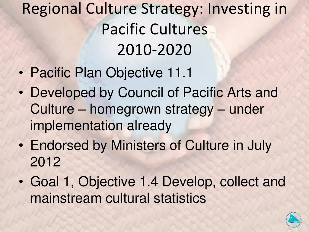 regional culture strategy investing in pacific