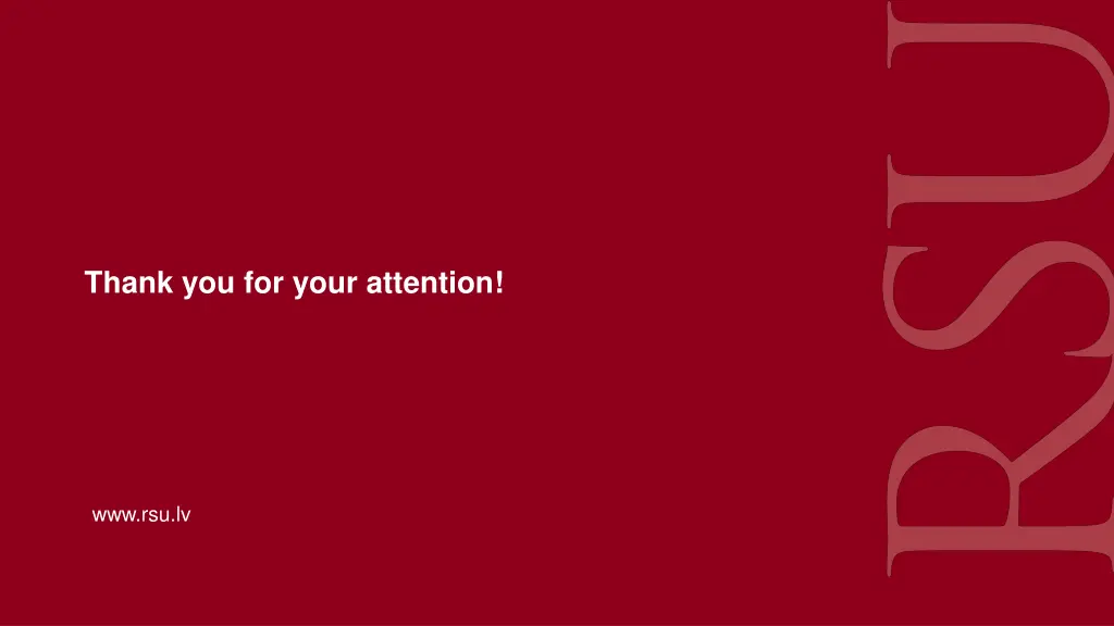 thank you for your attention