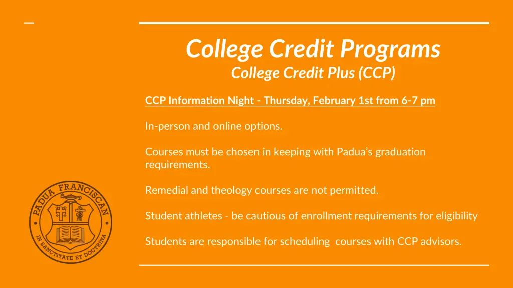 college credit programs college credit plus ccp