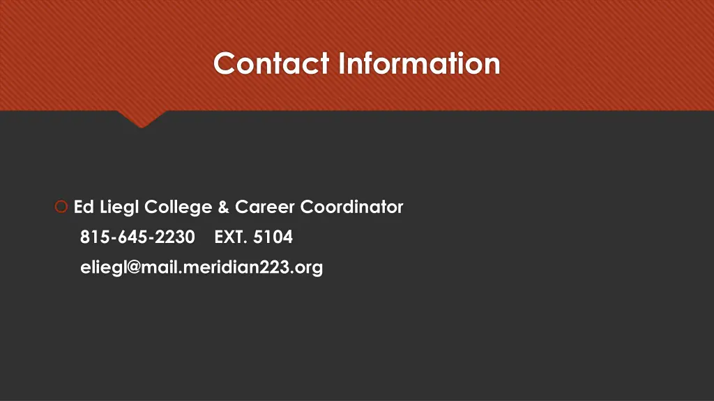 contact information
