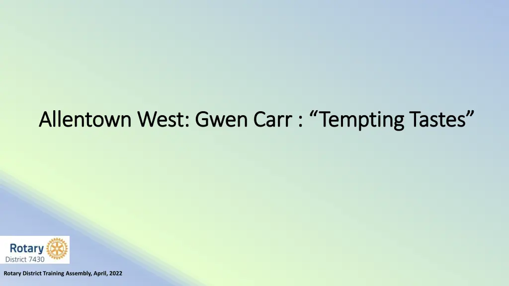 allentown west gwen carr tempting tastes